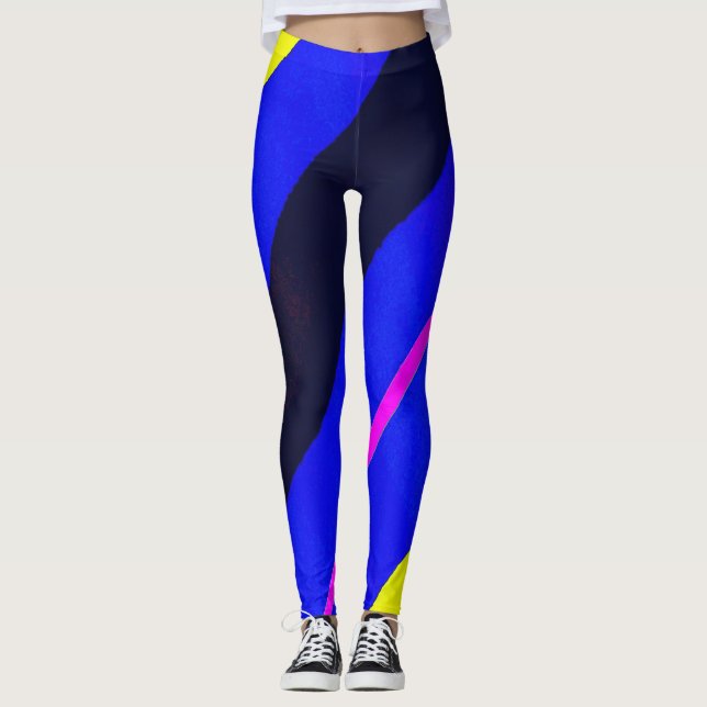 Colored lines leggings (Front)