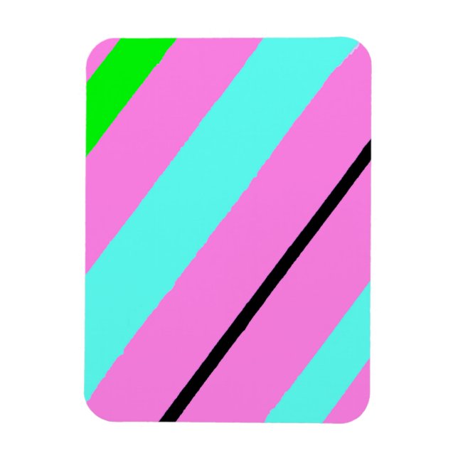 Colored lines magnet (Vertical)