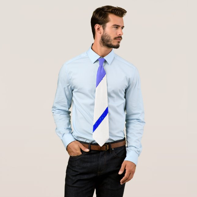 Colored lines neck tie (In Situ)