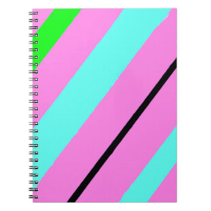 Colored lines notebook