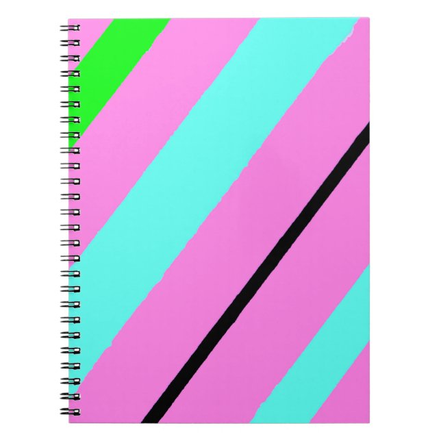 Colored lines notebook (Front)