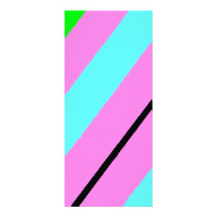 Colored lines rack card