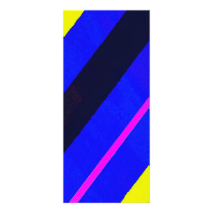 Colored lines rack card