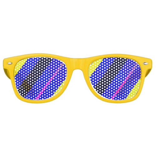 Colored lines retro sunglasses