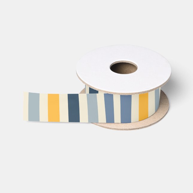 Colored Lines Satin Ribbon (Spool)