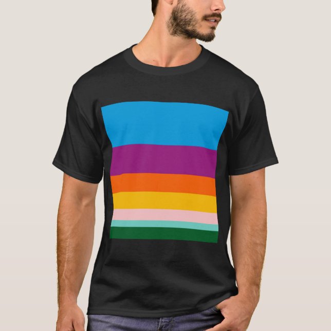 Colored lines T-Shirt (Front)