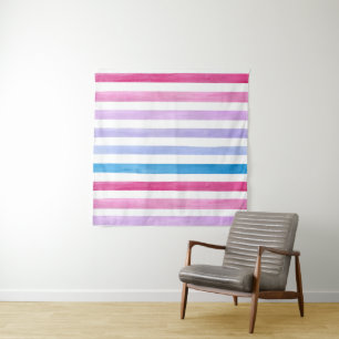 Colored lines tapestry