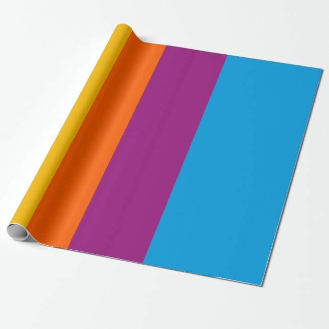 Colored lines wrapping paper (Unrolled)