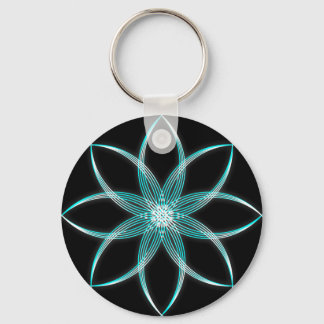 Colored Lotus Keychain