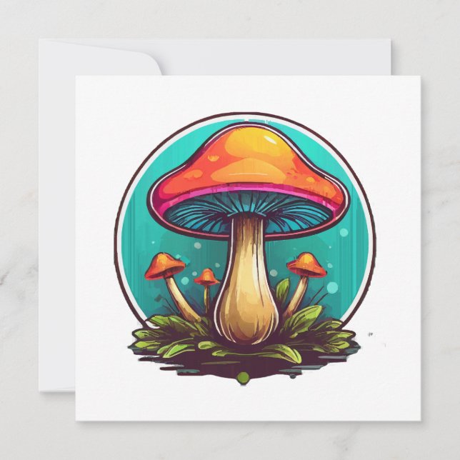 Colored Magic Mushrooms (Front)