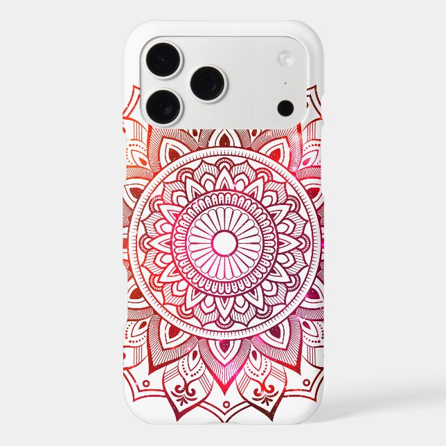 Colored Mandala Design Iphone Case (Back)