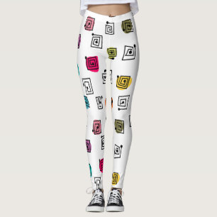 Colored Mazes Leggings