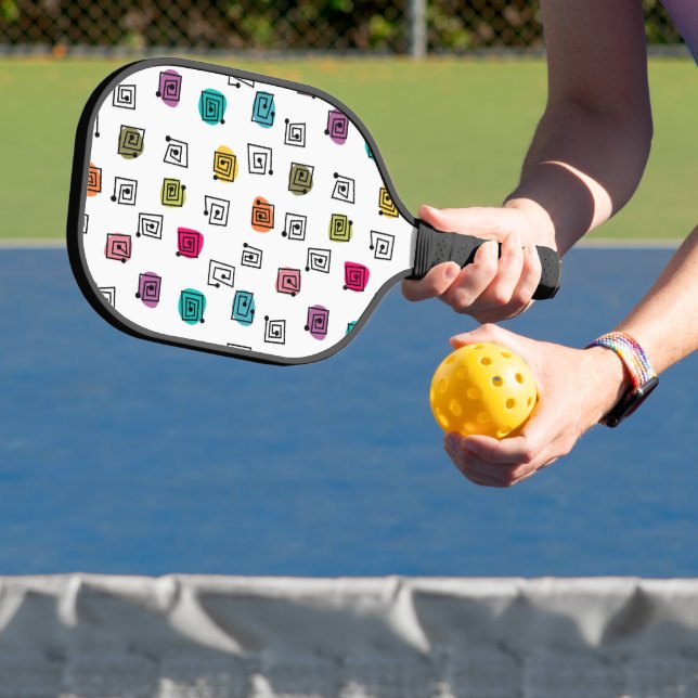 Colored Mazes  Pickleball Paddle (Insitu)