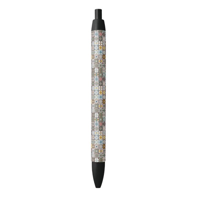 Colored Moroccan tile Pen (Front Vertical)