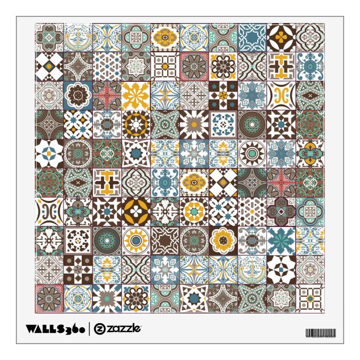 Colored Moroccan Tile Wall Decal Zazzle Com - Moroccan Tile Wall Decals Colored Moroccan Tile Wall Decal Zazzle Com - Moroccan Tile Wall Decals