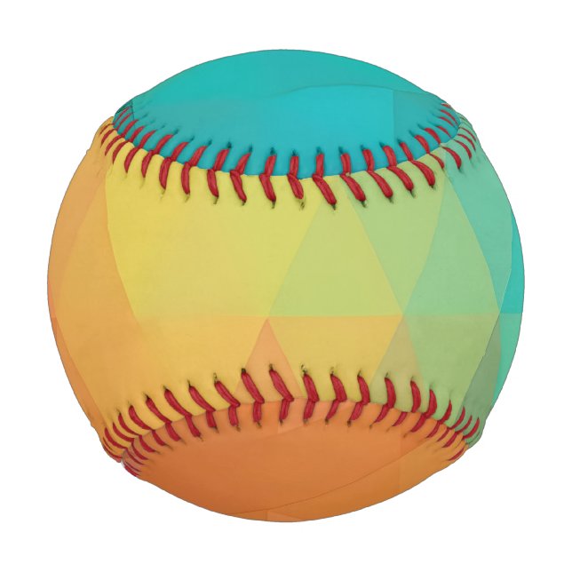 Colored Neon Glass Pattern Baseball (Front)