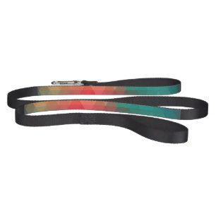 Colored Neon Glass Pattern Pet Leash