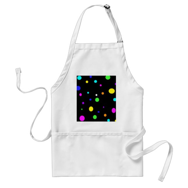 Colored Orbs-apron Adult Apron (Front)
