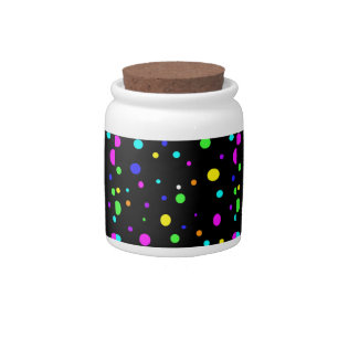 Colored Orbs-candy jar