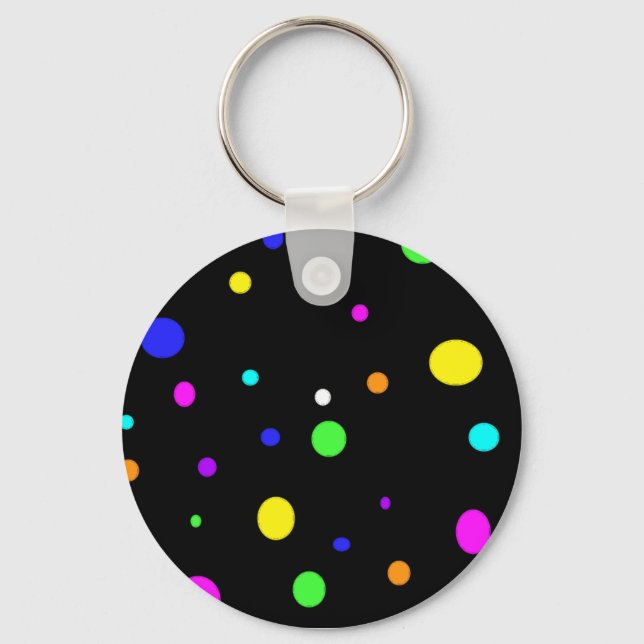Colored Orbs-keychain Keychain (Front)