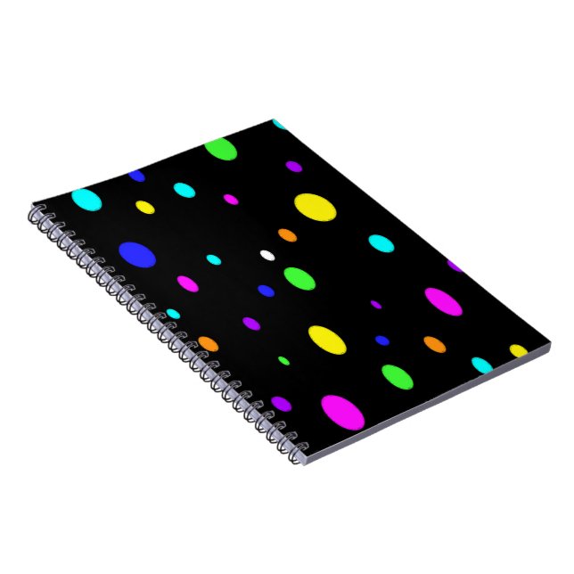 Colored Orbs  Notebook (Right Side)