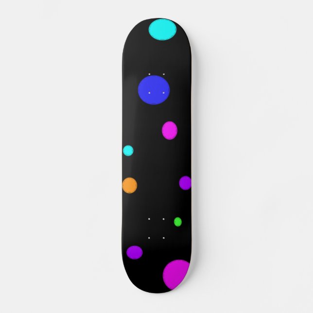 Colored Orbs-skateboard Skateboard Deck (Front)