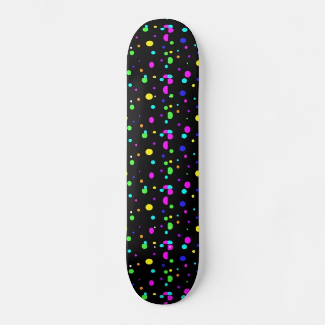 Colored Orbs-skateboard Skateboard Deck (Front)
