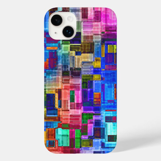 Colored Patch work iPhone / iPad case (Back)