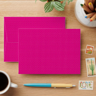 Colored & Patterned Envelopes Hot Pink, Blush