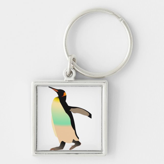 Colored Peguin Keychain (Front)