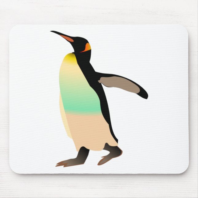 Colored Peguin Mouse Pad (Front)