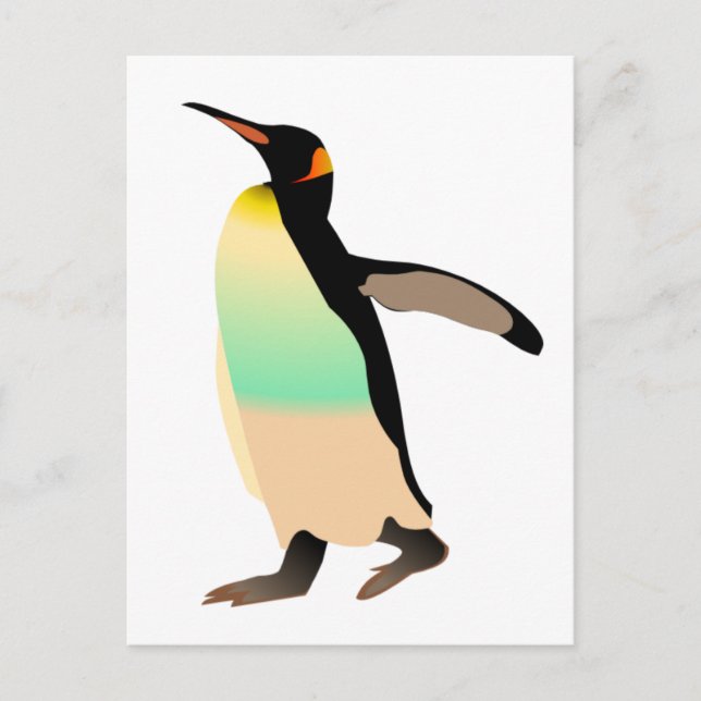 Colored Peguin Postcard (Front)