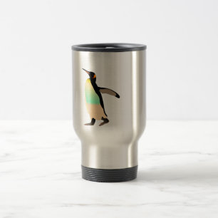 Colored Peguin Travel Mug