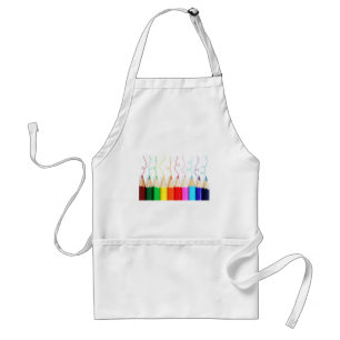 Colored Pencil Art Adult Apron