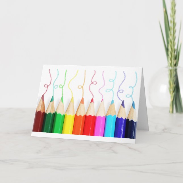 Colored Pencil Art Card (Front)