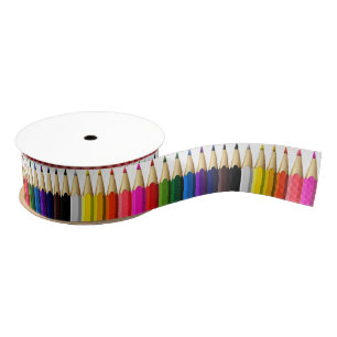 Colored Pencil Box Grosgrain Ribbon