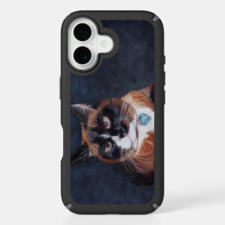 Colored Pencil Cat iPhone 16 Case