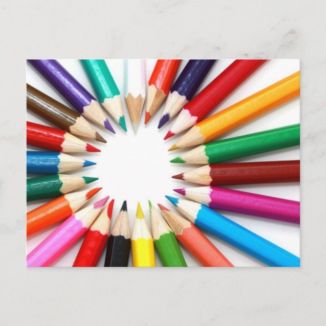 Colored Pencil Postcard (Front)