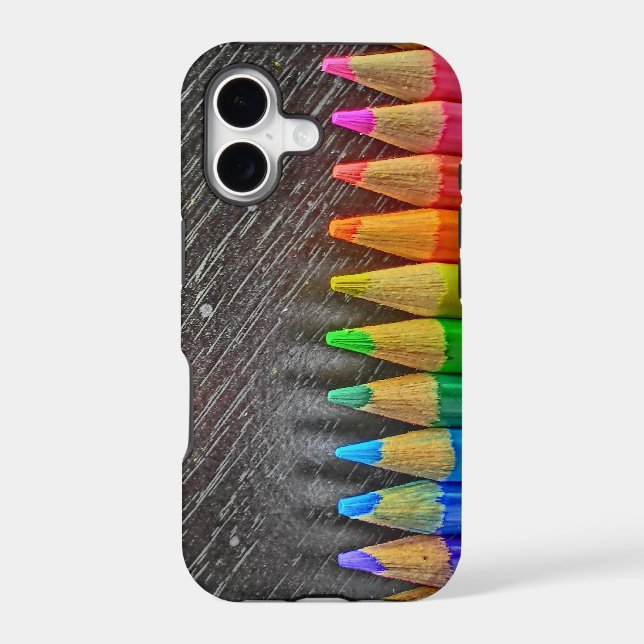 Colored pencil thin barely there iphone case (Back)