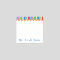 Colored Pencils 2 Post-it Notes
