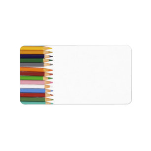 Colored Pencils Address Labels