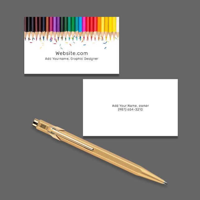 Colored Pencils and Sprinkles | Artists Business Card (Creator Uploaded)