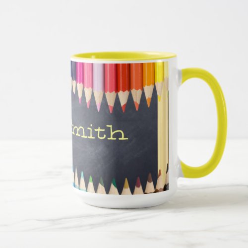 Colored Pencils Art Class Mug