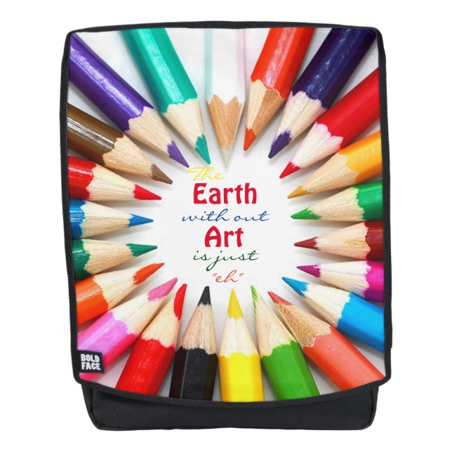 Colored Pencils Backpack (Front)