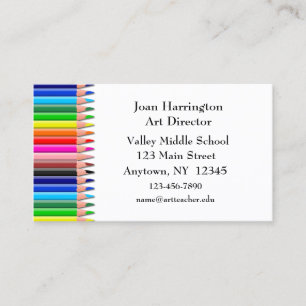 Colored Pencils Business Card