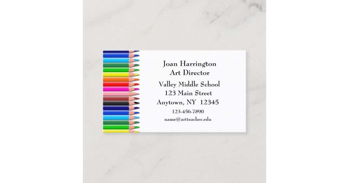 Colored Pencil Name Design - THAT ART TEACHER