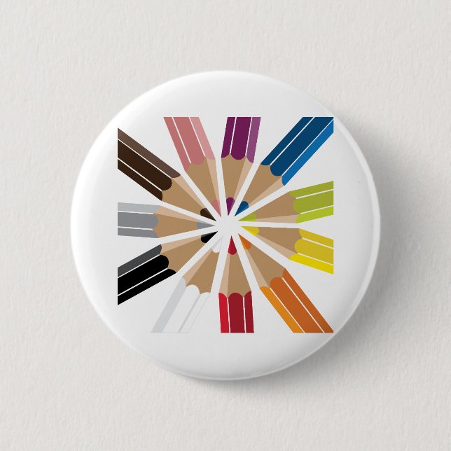 Colored Pencils Button (Front)