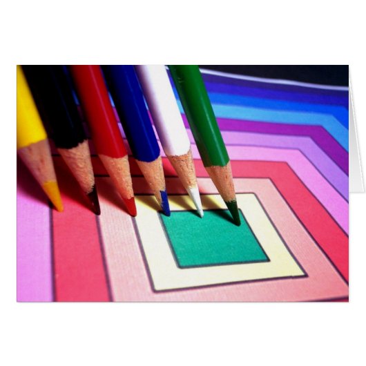 Colored Pencils Cards (Front Horizontal)