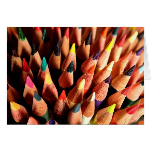 Colored Pencils Cards (Front Horizontal)