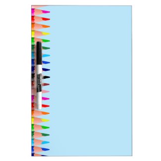 Colored Pencils Drawing Dry Erase Board